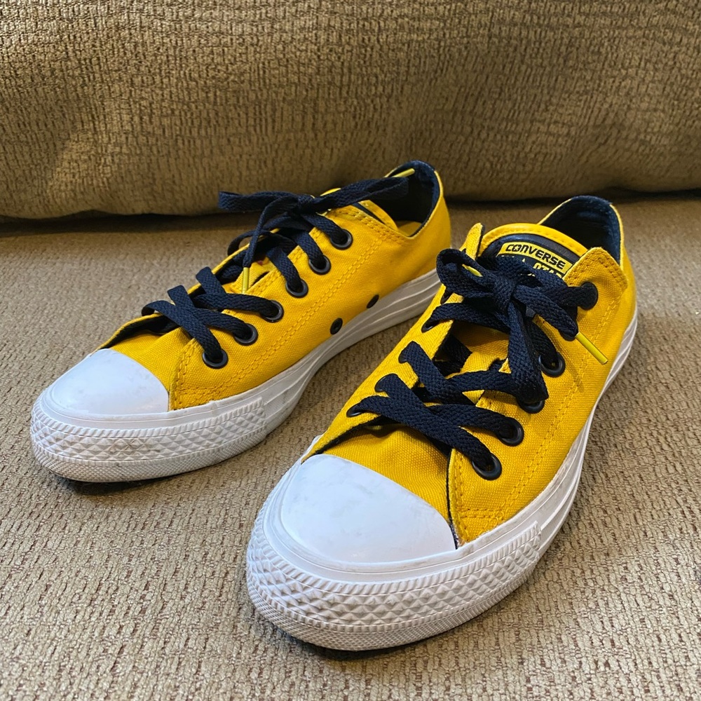 RARE Converse in Yellow and Black